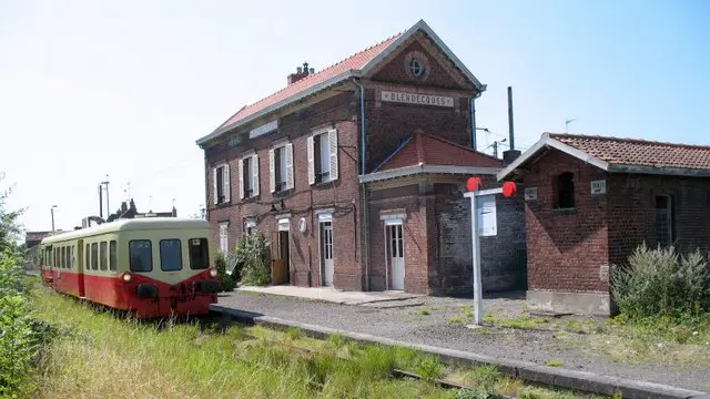Museum en treinstation van Blendecques